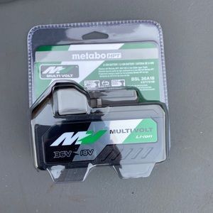 Metabo HPT milt-volt battery 36v 18v